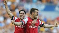Aaron Ramsey Looks to Mikel Arteta as Management Inspiration