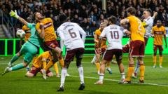 Hearts Show Resilience in Thrilling Title Race Draw with Motherwell