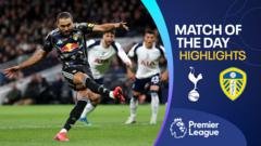 Leeds Snatch Draw from Tottenham in Premier League Clash