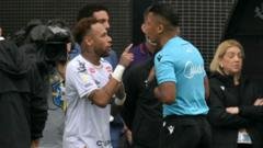 Neymar's Outburst Over Controversial Substitution in Santos Defeat