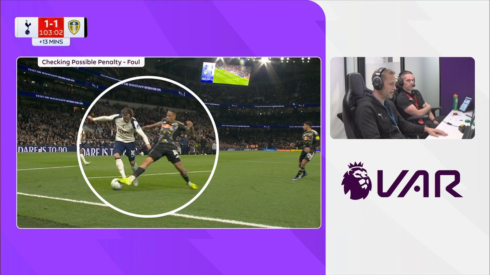 Spurs' Controversial VAR Call Sparks Debate Over 90+13 Penalty