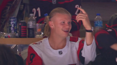 Haaland Takes a Break from Football to Enjoy Stanley Cup