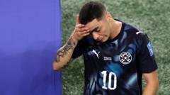 Miguel Almiron Makes History with Controversial Red Card