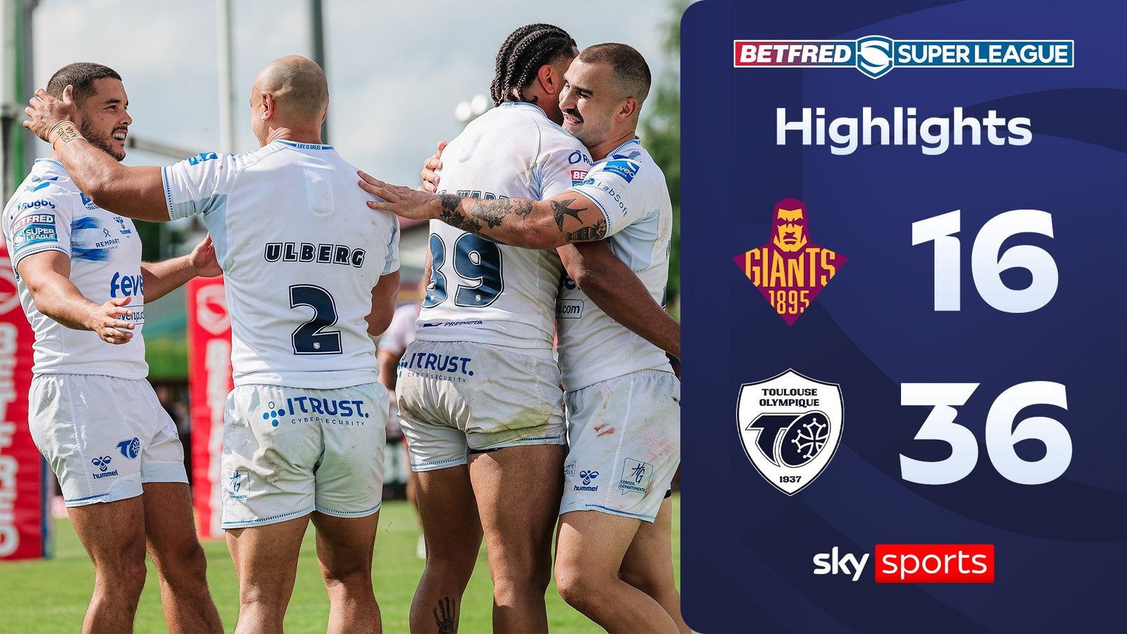 Toulouse Olympique Secures Convincing Victory Against Huddersfield Giants