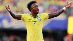 Vinicius Jr Shines But Brazil's Flaws Emerge Against Morocco