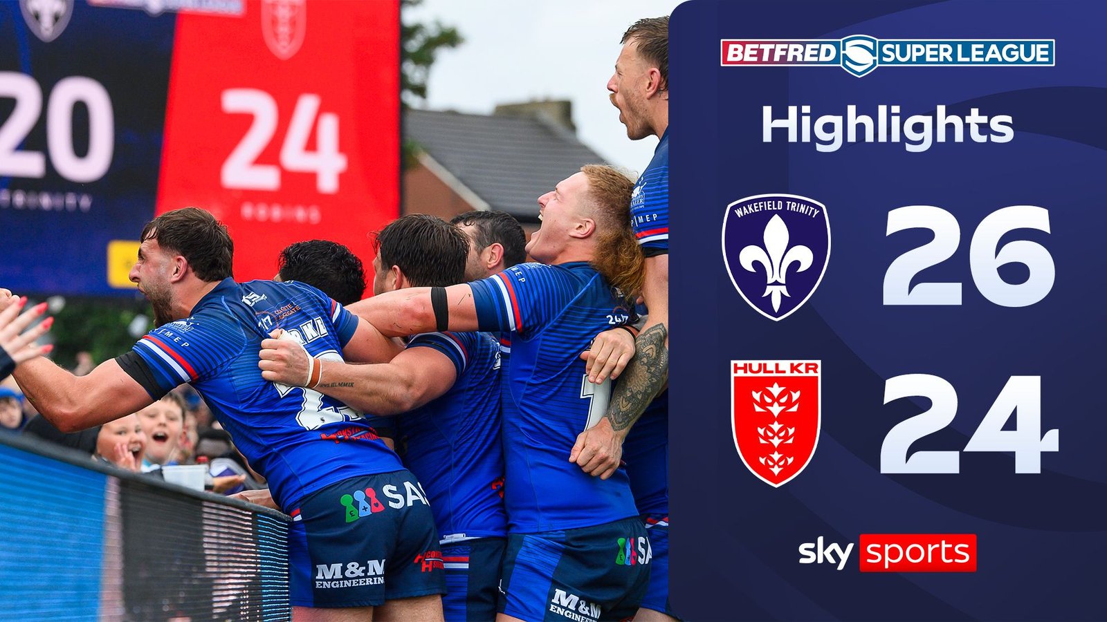 Wakefield Triumphs in Dramatic Finish Against Hull KR